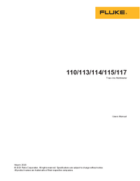 Thumbnail of document Manual - 117 / 323 Electrician's Multimeter Combo Kit